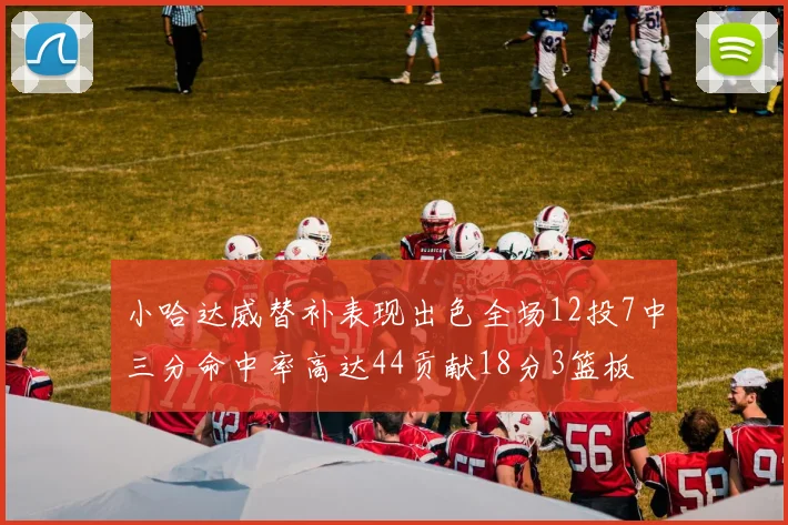 小哈达威替补表现出色全场12投7中三分命中率高达44贡献18分3篮板